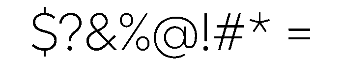 Fellix TRIAL Light Instance Font OTHER CHARS