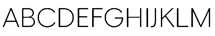 Fellix TRIAL Light Instance Font UPPERCASE