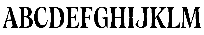 Fenul TRIAL CompressedBold Instance Font UPPERCASE