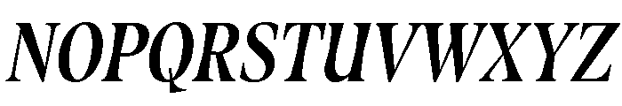 Fenul TRIAL CompressedBoldItalic Instance Font UPPERCASE
