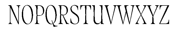 Fenul TRIAL CompressedBook Instance Font UPPERCASE