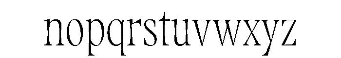 Fenul TRIAL CompressedBook Instance Font LOWERCASE