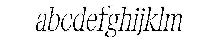 Fenul TRIAL CompressedBookItalic Instance FONT