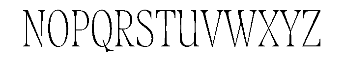 Fenul TRIAL CompressedLight Instance Font UPPERCASE