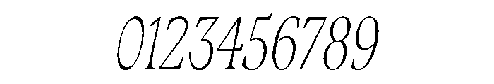Fenul TRIAL CompressedLightItalic Instance Font OTHER CHARS