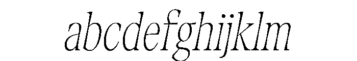 Fenul TRIAL CompressedLightItalic Instance FONT