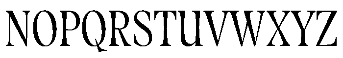 Fenul TRIAL CompressedMedium Instance Font UPPERCASE