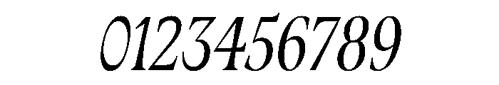 Fenul TRIAL CompressedMediumItalic Instance Font OTHER CHARS