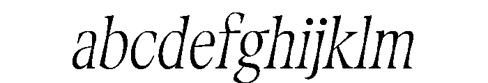 Fenul TRIAL CompressedRegularItalic Instance FONT