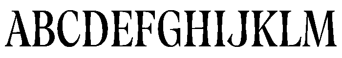 Fenul TRIAL CompressedSemibold Instance Font UPPERCASE