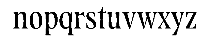 Fenul TRIAL CompressedSemibold Instance Font LOWERCASE