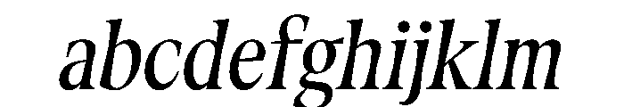 Fenul TRIAL CompressedSemiboldItalic Instance FONT