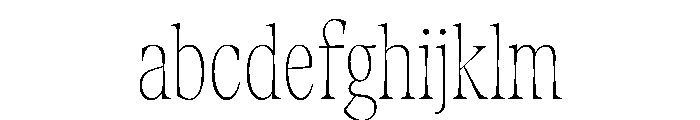 Fenul TRIAL CompressedThin Instance FONT