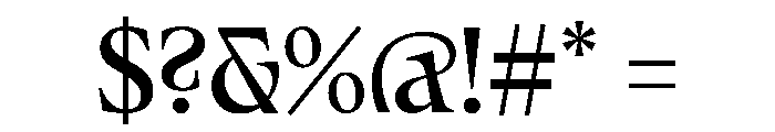 Fenul TRIAL CondensedBold Instance Font OTHER CHARS