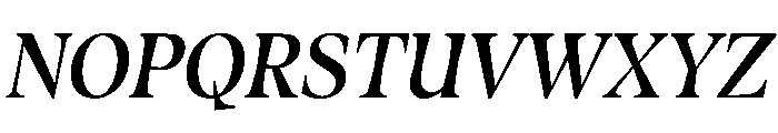 Fenul TRIAL CondensedBoldItalic Instance Font UPPERCASE