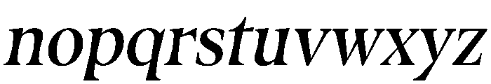Fenul TRIAL CondensedBoldItalic Instance Font LOWERCASE