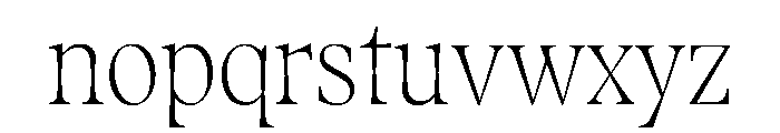 Fenul TRIAL CondensedBook Instance Font LOWERCASE