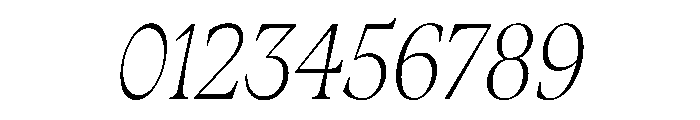 Fenul TRIAL CondensedBookItalic Instance Font OTHER CHARS