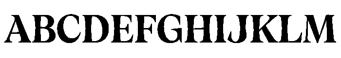 Fenul TRIAL CondensedHeavy Instance Font UPPERCASE
