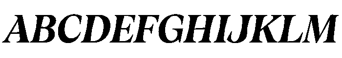 Fenul TRIAL CondensedHeavyItalic Instance Font UPPERCASE