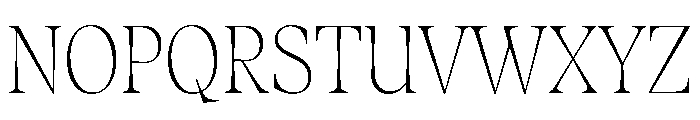 Fenul TRIAL CondensedLight Instance Font UPPERCASE