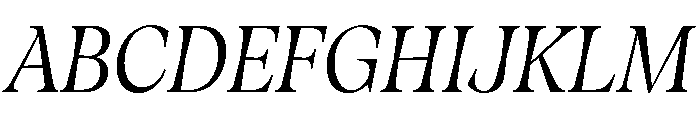 Fenul TRIAL CondensedMediumItalic Instance Font UPPERCASE