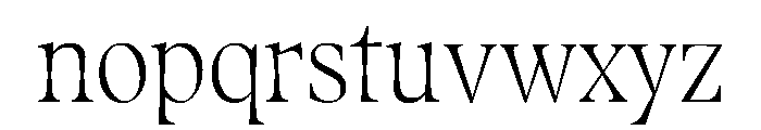 Fenul TRIAL CondensedRegular Instance Font LOWERCASE