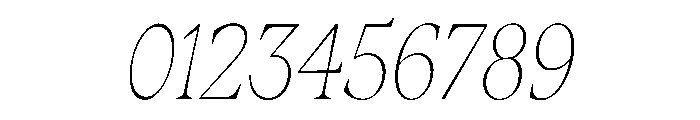 Fenul TRIAL CondensedThinItalic Instance Font OTHER CHARS