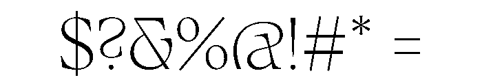 Fenul TRIAL StandardBook Instance Font OTHER CHARS