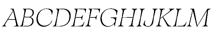 Fenul TRIAL StandardBookItalic Instance Font UPPERCASE