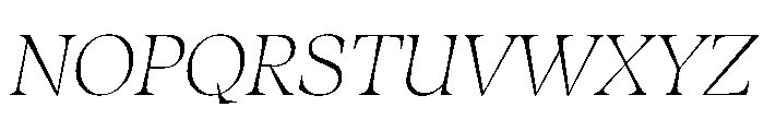 Fenul TRIAL StandardBookItalic Instance Font UPPERCASE