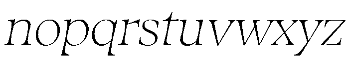 Fenul TRIAL StandardBookItalic Instance Font LOWERCASE