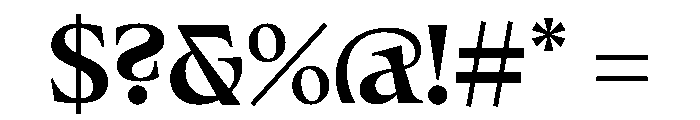 Fenul TRIAL StandardHeavy Instance Font OTHER CHARS