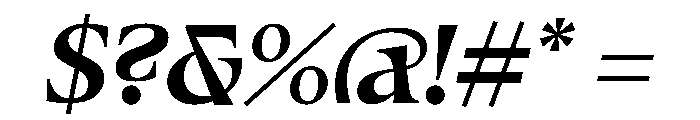 Fenul TRIAL StandardHeavyItalic Instance Font OTHER CHARS