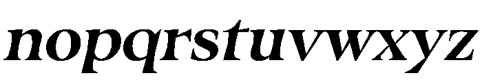 Fenul TRIAL StandardHeavyItalic Instance Font LOWERCASE