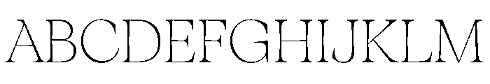 Fenul TRIAL StandardLight Instance Font UPPERCASE