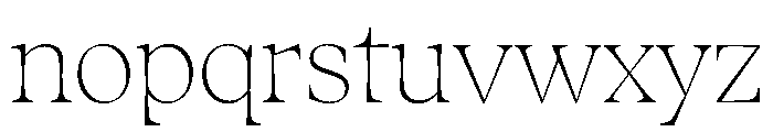 Fenul TRIAL StandardLight Instance Font LOWERCASE