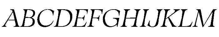 Fenul TRIAL StandardMediumItalic Instance Font UPPERCASE