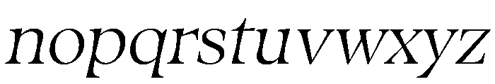 Fenul TRIAL StandardMediumItalic Instance Font LOWERCASE