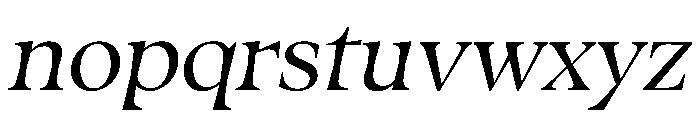 Fenul TRIAL StandardSemiboldItalic Instance Font LOWERCASE