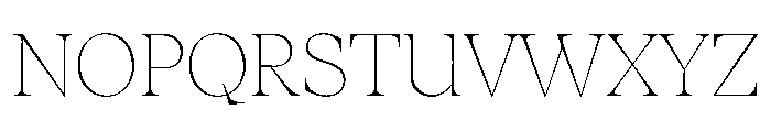 Fenul TRIAL StandardThin Instance Font UPPERCASE