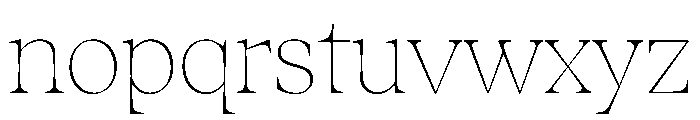 Fenul TRIAL StandardThin Instance Font LOWERCASE