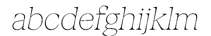 Fenul TRIAL StandardThinItalic Instance FONT