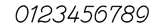 Feroniapi MediumItalic Font OTHER CHARS