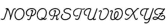 Feroniapi MediumItalic Font UPPERCASE