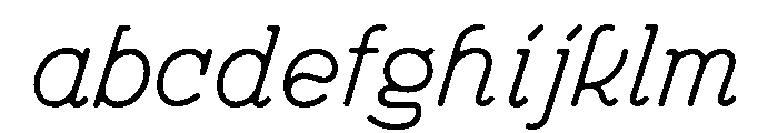 Feroniapi MediumItalic FONT