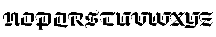Ferro BlackI Font UPPERCASE