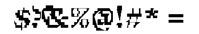 Ferro BlackII Font OTHER CHARS