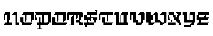Ferro BlackIII Font UPPERCASE
