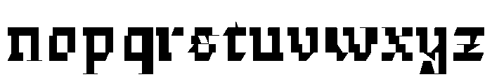 Ferro BlackIII Font LOWERCASE